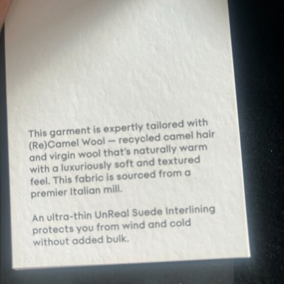 NWT Aritzia Ceremony Coat, (Re)camel Wool, Black, Size Small - Picture 6 of 6